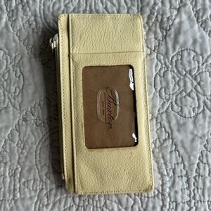 Buxton Butter Yellow Leather Wallet